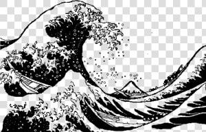 Japanese Wave Png   Great Wave Off Kanagawa Png  Transparent Png