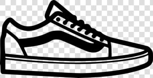 Vans Skate Shoe Clip Art   Vans Old Skool Icon  HD Png Download