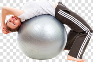 Woman Png Image   Ball Exercises Transparent Background  Png Download