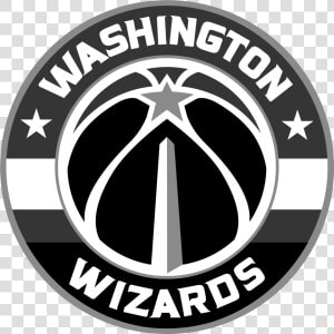 Washington Wizards Logo Black And White   Washington Wizards Logo  HD Png Download