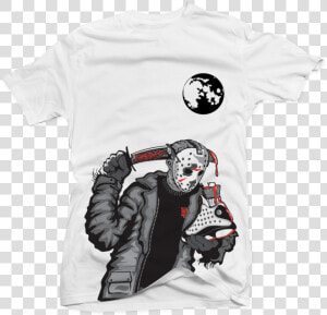 Friday The 13th White Tee   Jordan 12 Game Royal Matching T Shirts  HD Png Download