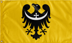 Lower Silesia Flag   Lower Silesia Coat Of Arms  HD Png Download