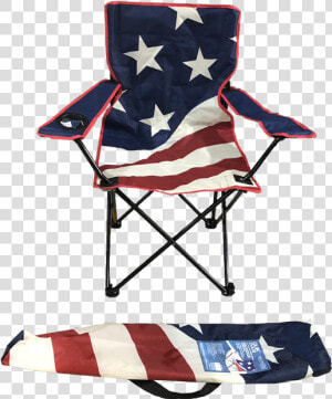 American Flag Pattern Camping Outdoor Folding Beach   Folding Chair  HD Png Download