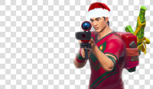  fortnite  soccerskin  skin  soccer  christmas   Fortnite Character Sniper Transparent  HD Png Download