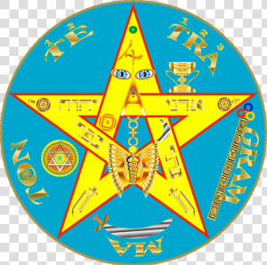 Pentacle Tetragrammaton   Png Download   Estrella De La Santa Muerte  Transparent Png