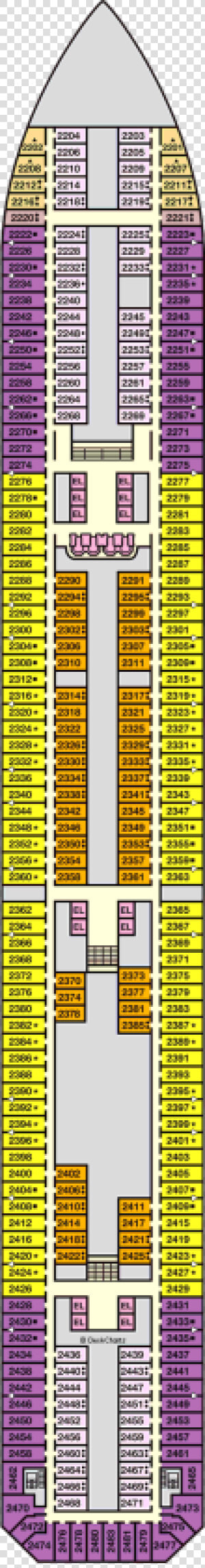 Carnival Splendor Deck Plan  HD Png Download