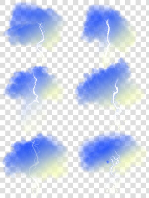 Gradient Lightning Blue Yellow Vector Png And Psd   Thunderstorm  Transparent Png