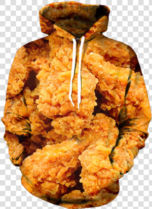 Fried Chicken Hoodie All Over Print Apparel Getonfleek  HD Png Download