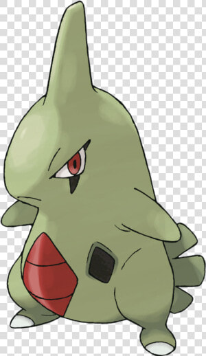 Larvitar Sugimori Artwork   Pokemon Larvitar  HD Png Download