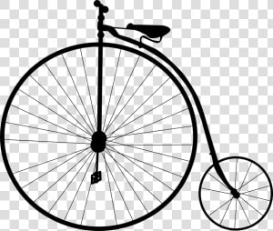 Penny farthing Svg Clip Arts   Bicycle Clip Art  HD Png Download