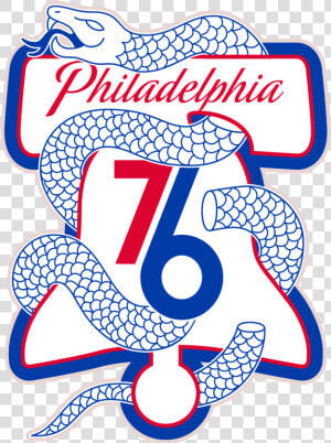 Python Logo Clipart Blue Snake   Philadelphia 76ers New Logo  HD Png Download