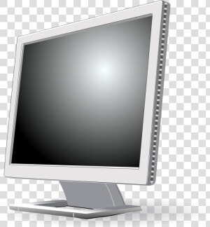 Monitor  Lcd  Screen  Hardware  Video  Flat   Lcd Clip Art  HD Png Download