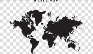 World Map Globe   World Map Red Outline  HD Png Download