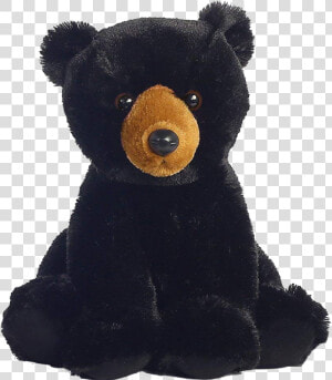 Black Bear Plush Aurora 14 Inches   Black Teddy Bear Png  Transparent Png