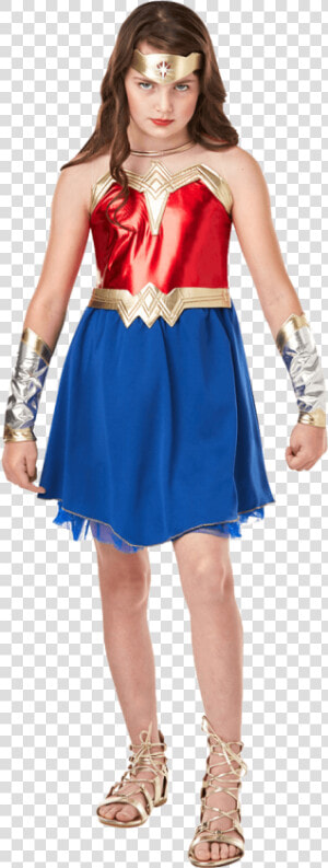 Wonder Woman Costume For Tweens  HD Png Download