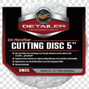 Dmc5 da Microfiber Cutting Disc   Meguiars Da Microfiber Cutting Disc 5  HD Png Download