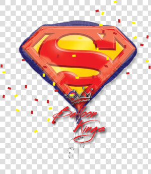 Superman Emblem   Superman Foil Balloon  HD Png Download