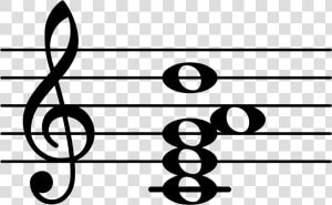 Flat Key Signature   B5 On Treble Clef  HD Png Download