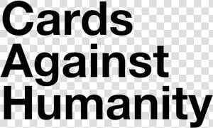 Cards Against Humanity   Png Download   Cards Against Humanity Logo Transparent  Png Download