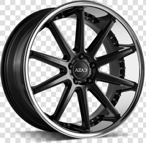 20 Inch Black And Chrome Rims  HD Png Download