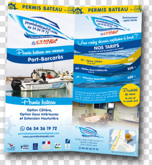 Flyer Permis Bateau   Flyer  HD Png Download