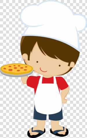 Pizza Clipart Kid Pin   Chef Kid Png  Transparent Png