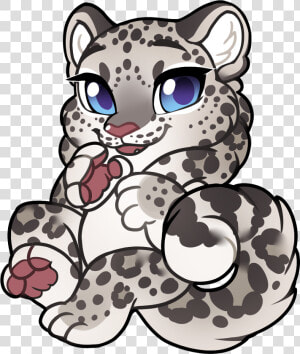 Clipart Snow Snow Leopard  HD Png Download