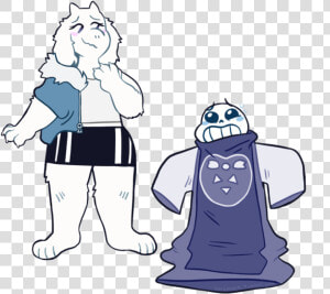 Image For How To Draw Evil Cuphead Cool Kids Art   Undertale Toriel And Sans Fanart  HD Png Download