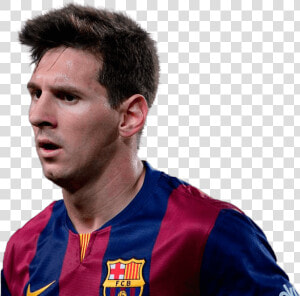 Barcelona Messi   Messi Pic 2014 Face  HD Png Download