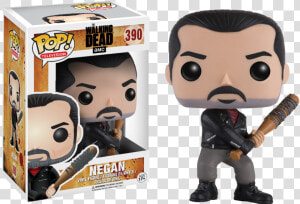 Negan Pop Vinyl Figure   Walking Dead Funko Pop  HD Png Download