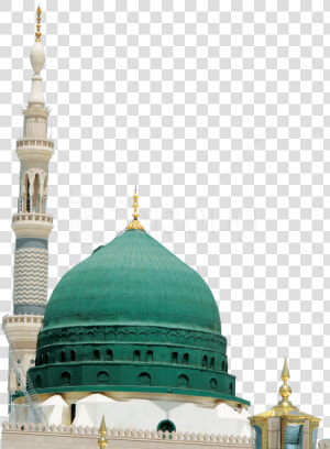 Green Dome Masjid Nabawi  HD Png Download