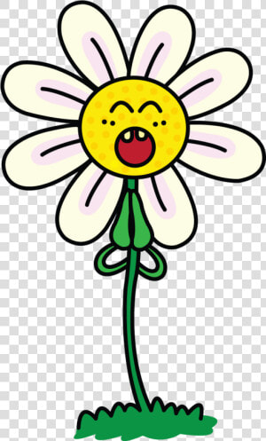 Drawing Cactus Fun2draw Picture Free Stock   Cute Daisy Flower Drawing  HD Png Download