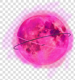  moon  pink  cool  galaxy  circle   Moon In Space  HD Png Download