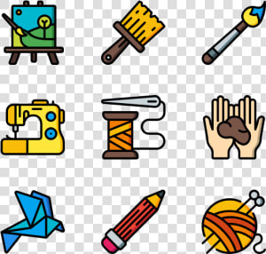 Arts And Crafts   Arts  amp  Crafts Icon Vector  HD Png Download