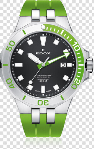 Edox Delfin Diver Date  HD Png Download