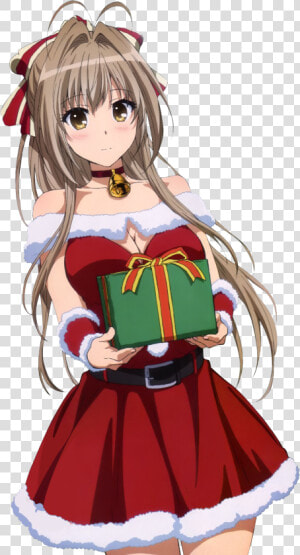 Anime Girl In Santa Suit   Sexy Anime Girls Png  Transparent Png