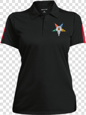 Order Of The Eastern Star Performance Textured Three button   Ccm Training Tech Tee  HD Png Download