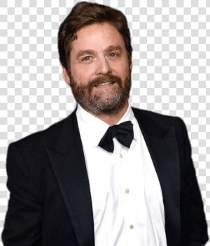 Zach Galifianakis Wearing Tuxedo   Businessperson  HD Png Download