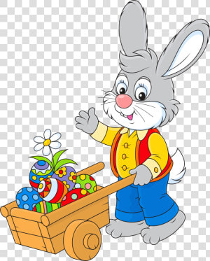 Free Easter Bunny Clipart   Easter Bunny Cartoon  HD Png Download