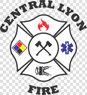 Central Lyon County Fire Logo  HD Png Download