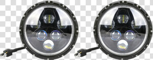 Jeep Wrangler Onyx Led Headlights   Motorcycle  HD Png Download