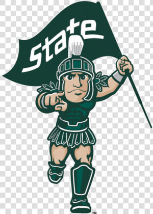  michiganstate  sparty  cartoon  logo  mascot  msu   Spartan Msu  HD Png Download