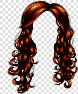  brown  curly  wig  hair   Transparent Curly Hair Clipart  HD Png Download