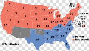 1976 Election Map  HD Png Download