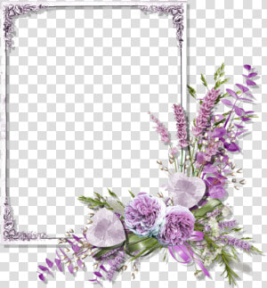 Frame Digital Scrapbooking Flowers  HD Png Download