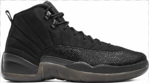 Air Jordan 12 Ovo Black  HD Png Download