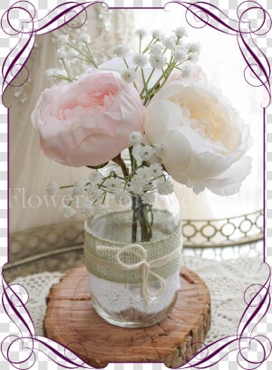 Clip Art Mason Jar With Babys Breath   Fake Wedding Bouquets Australia  HD Png Download