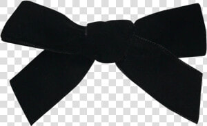 Image Of Raven French Velvet Petit Bow Clip   Motif  HD Png Download