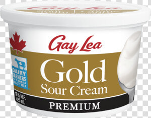 Gold Premium Sour Cream   Gay Lea Sour Cream  HD Png Download