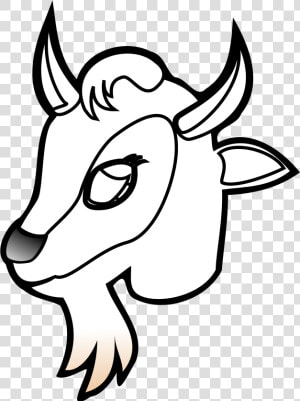 Goat Clipart Goat Head   Goat Clip Art  HD Png Download